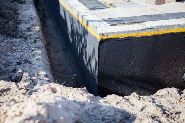 Residential Waterproofing installation at a Mitchell, IL home by SJ Waterproofing Pros